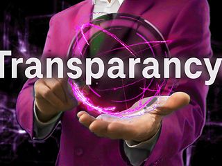 Schtriftzug Transparenz
